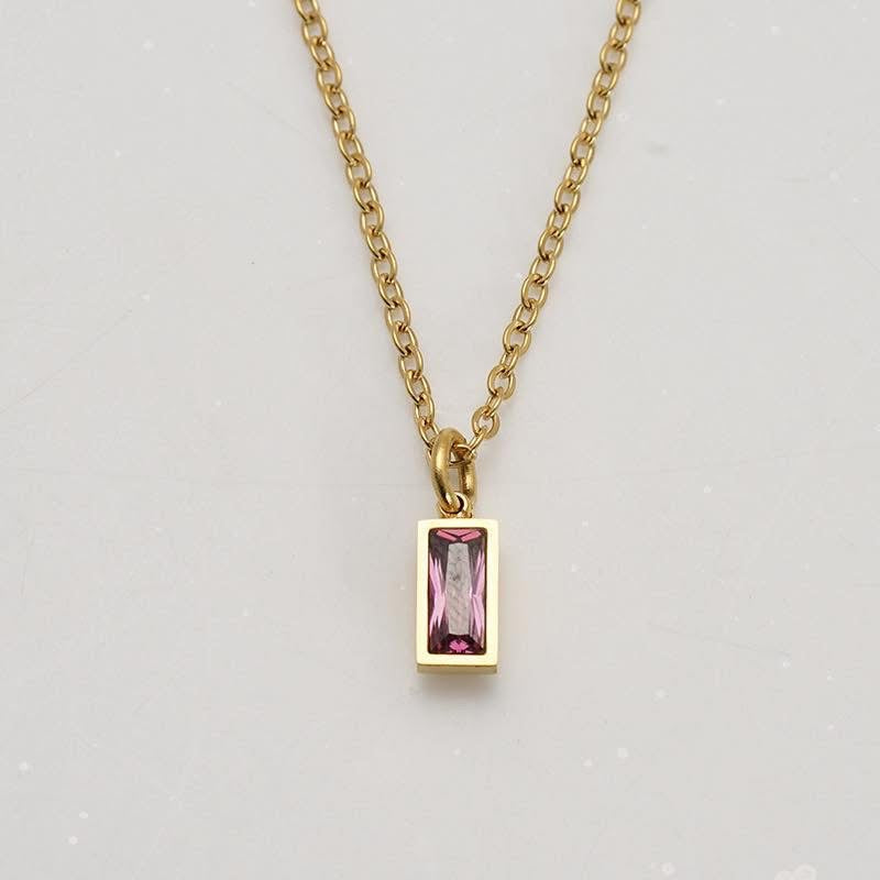 PREORDER: Minimalist Birthstone Necklace