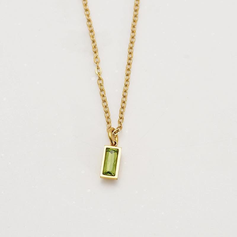 PREORDER: Minimalist Birthstone Necklace