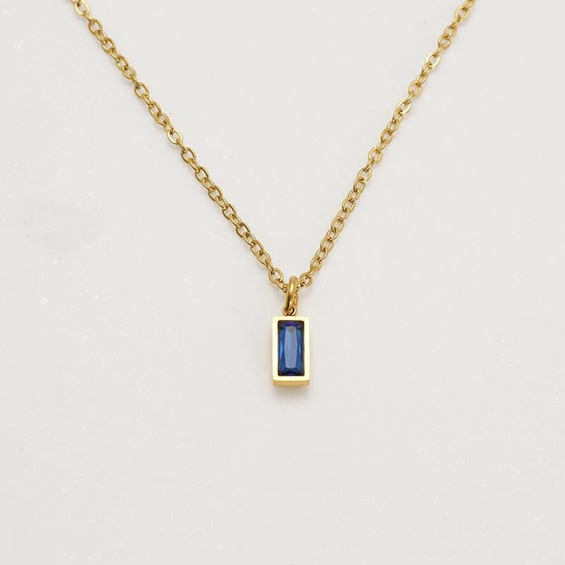 PREORDER: Minimalist Birthstone Necklace