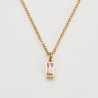 PREORDER: Minimalist Birthstone Necklace