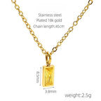 PREORDER: Minimalist Birthstone Necklace