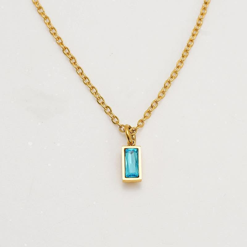PREORDER: Minimalist Birthstone Necklace