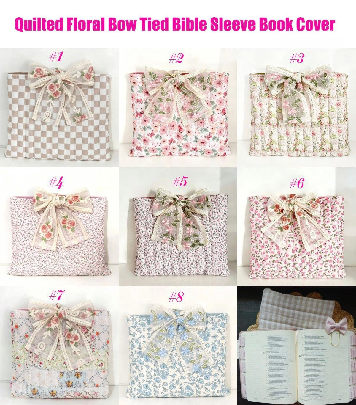 Bible Cover / Book Sleeve
