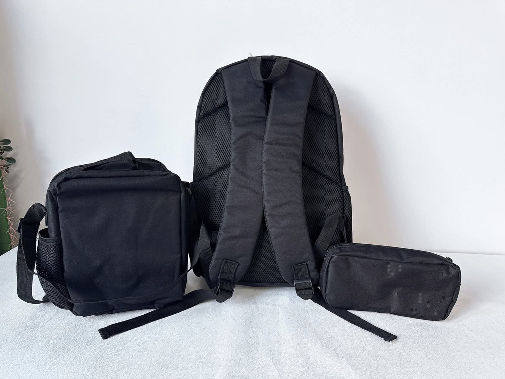 Book Bag, Lunch Pail, Pencil Case SET