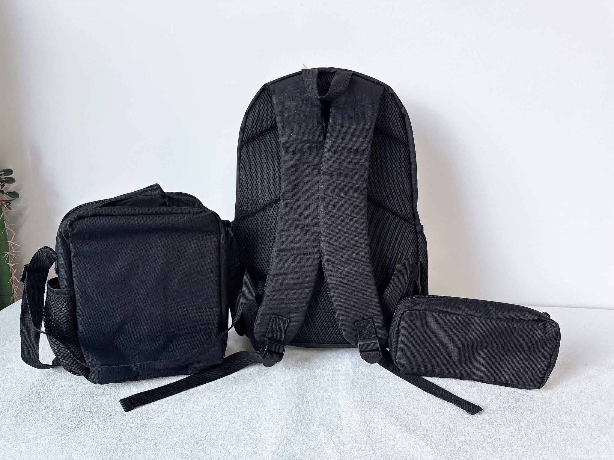 Book Bag, Lunch Pail, Pencil Case SET