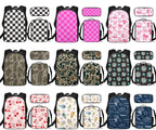 Book Bag, Lunch Pail, Pencil Case SET