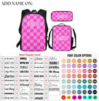 Book Bag, Lunch Pail, Pencil Case SET