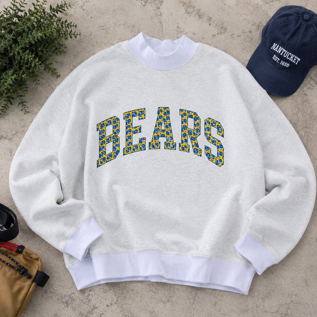 Reversible Varsity Mock Neck Sweater