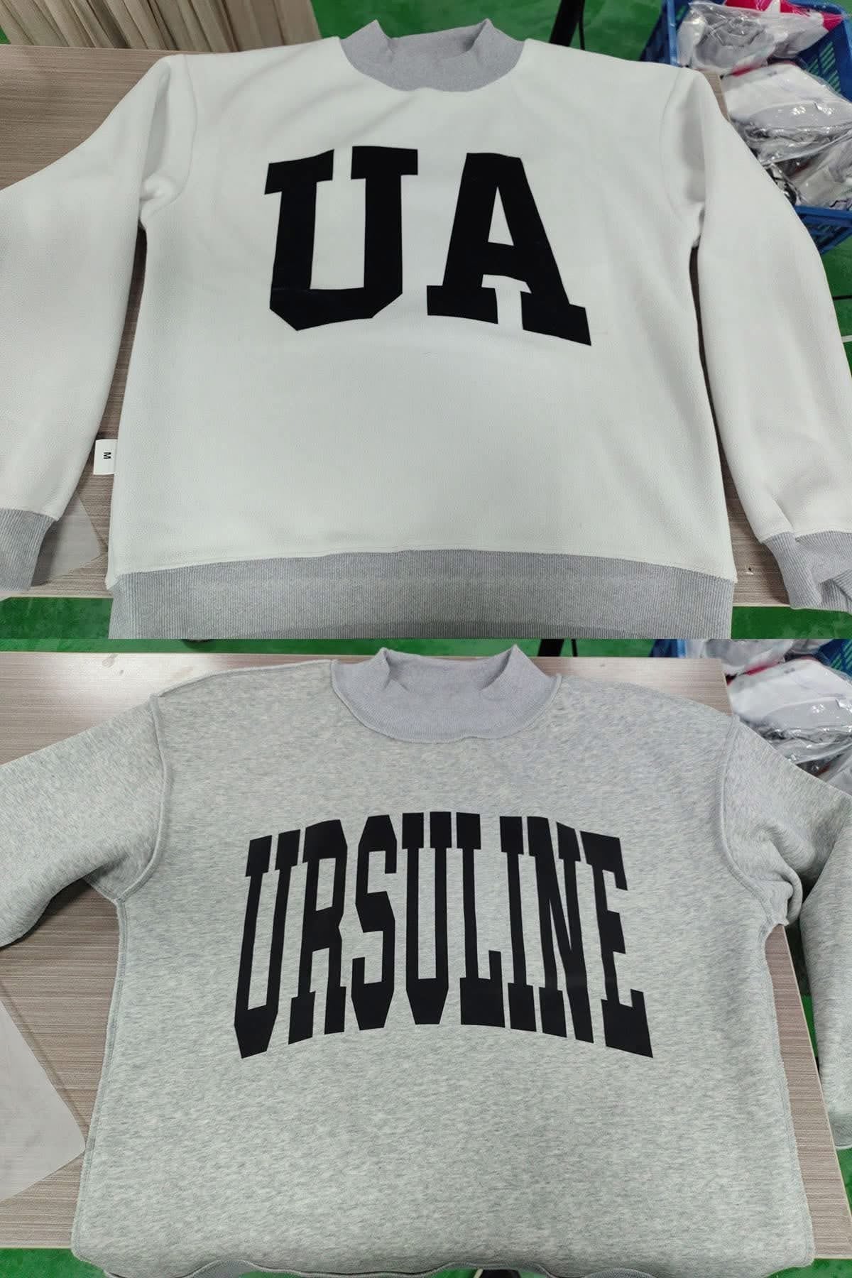 Reversible Varsity Mock Neck Sweater