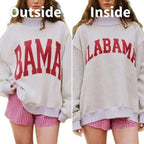 Reversible Varsity Mock Neck Sweater