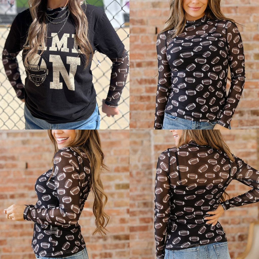 Preorder: Game Day Mesh Top