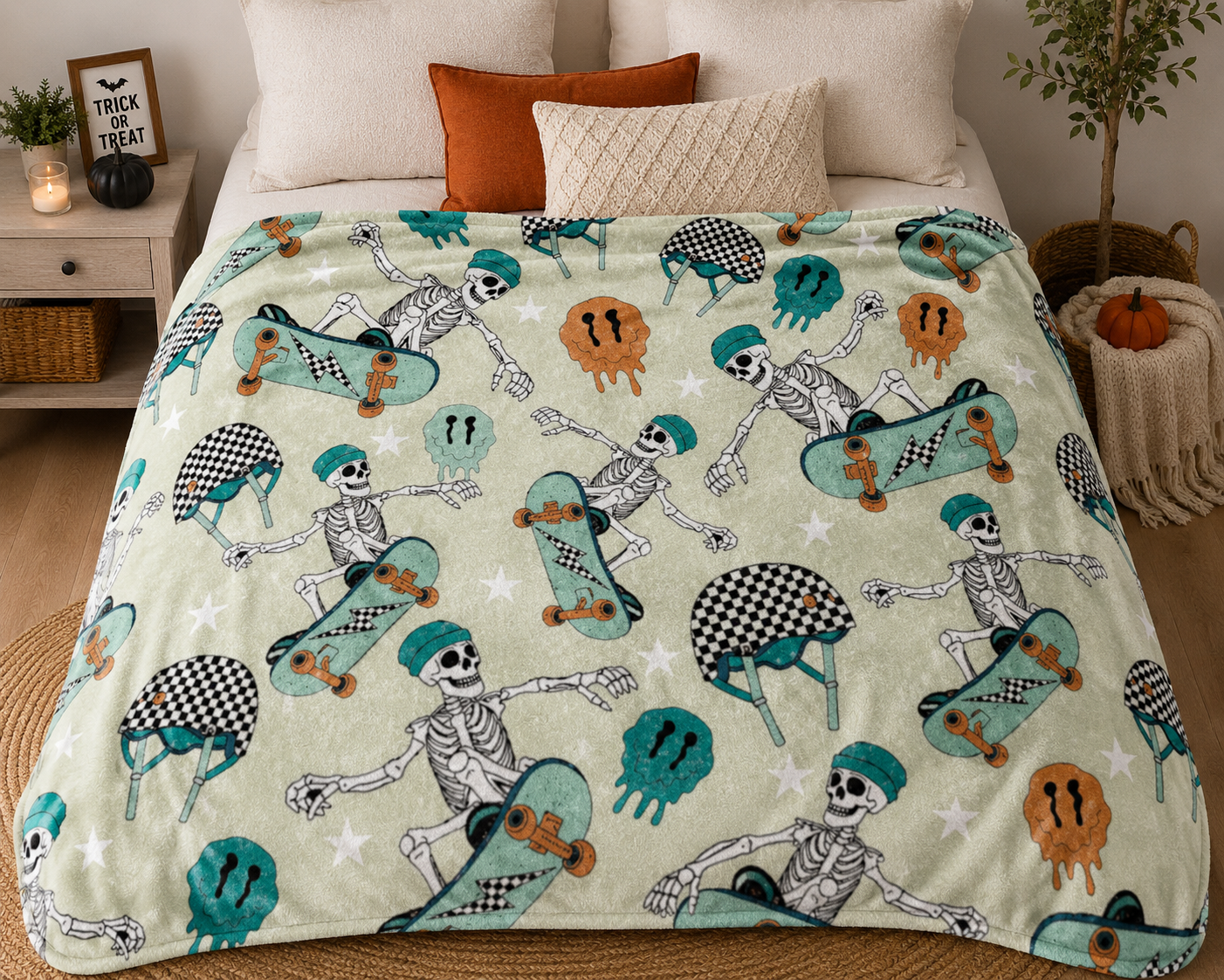 Custom Halloween Blanket