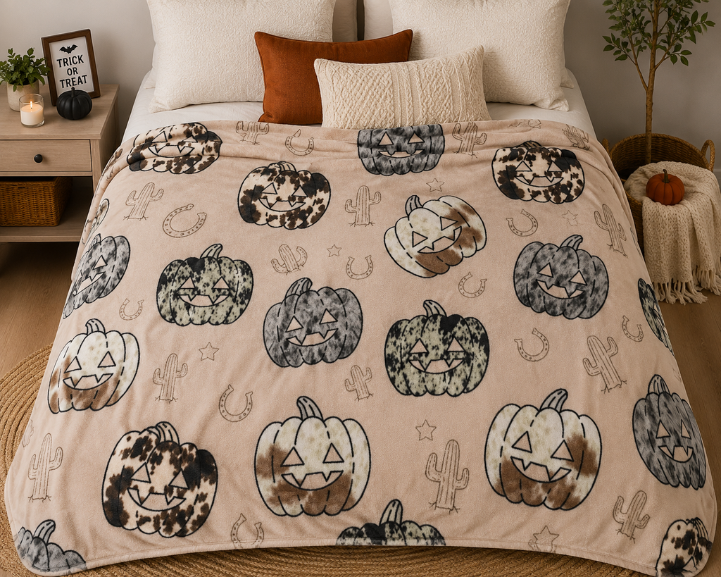 Custom Halloween Blanket
